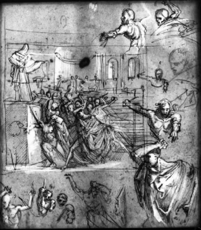 La morte di Cesare - Museo Camuno, Breno, Brescia